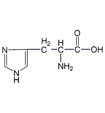 L-histidine structural formula
