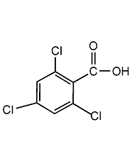 2,4,6-Trichlorobenzoic acid structural formula