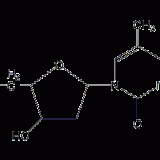 Thymidine structural formula
