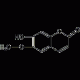 Structural formula of Scopolamine