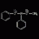 N-ethyl-N-phenylbenzylamine structural formula