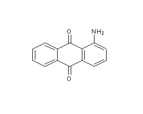 1-Aminoanthraquinone structural formula