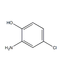 2-amino-4-chlorophenol structural formula