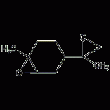 1-methyl-4-(2-methyloxiranyl)-7-oxo  Heterobicyclo[4.1.0]heptane structural formula