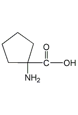 1-amino-1-cyclopentacarboxylic acid structural formula