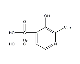4-pyridoxic acid structural formula