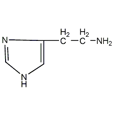 Histamine structural formula