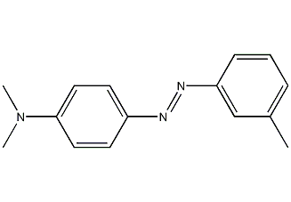 4-(dimethylamino)-3'-methylazobenzene structural formula