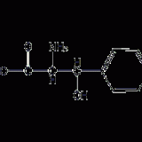 DL-β-phenylserine structural formula