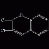 3-Chlorocoumarin Structural Formula