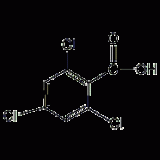 2,4,6-Trichlorobenzoic acid structural formula