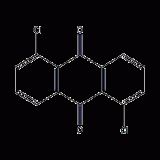 1,5-Dichloroanthraquinone structural formula