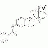 Estradiol benzoate structural formula