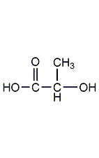 lactic acid structural formula