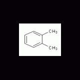 O-xylene structural formula