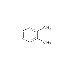 o-xylene structural formula