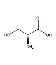 l-serine structural formula