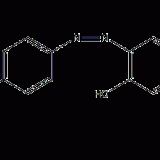 Structural formula of p-nitrophenylazoresorcinol